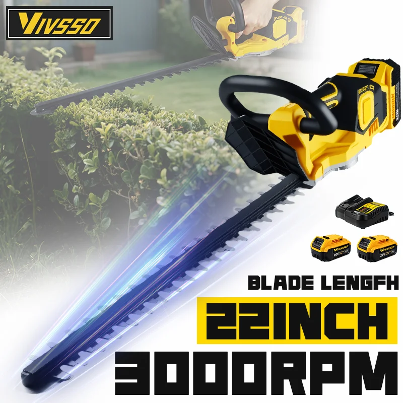 Power Tools Usa - VIVSSO Cordless Elettrico Tagliasiepi Tosaerba Per