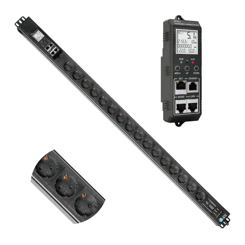 Power Tools Germany - PDU Smart Tedesco con Monitoraggio, 16