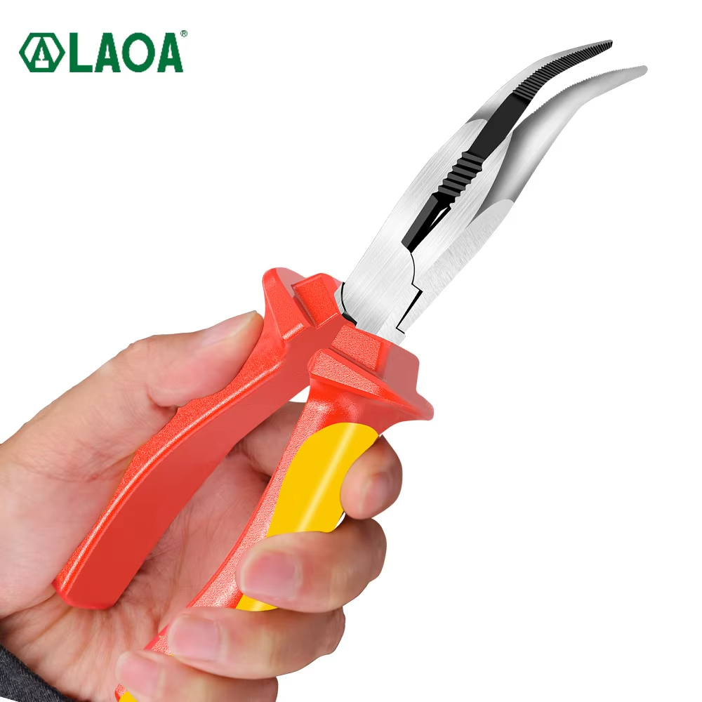 Power Tools Germany - Pinza a becchi curvi VDE Pinza