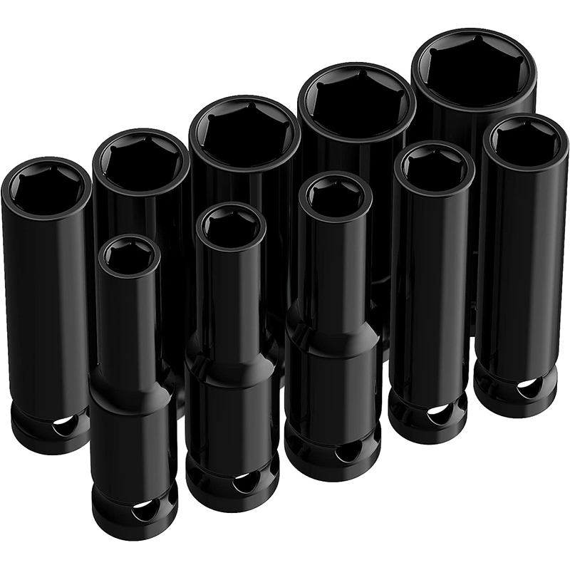 Power Tools Impact Wrench - Set di bussole a 6 punti