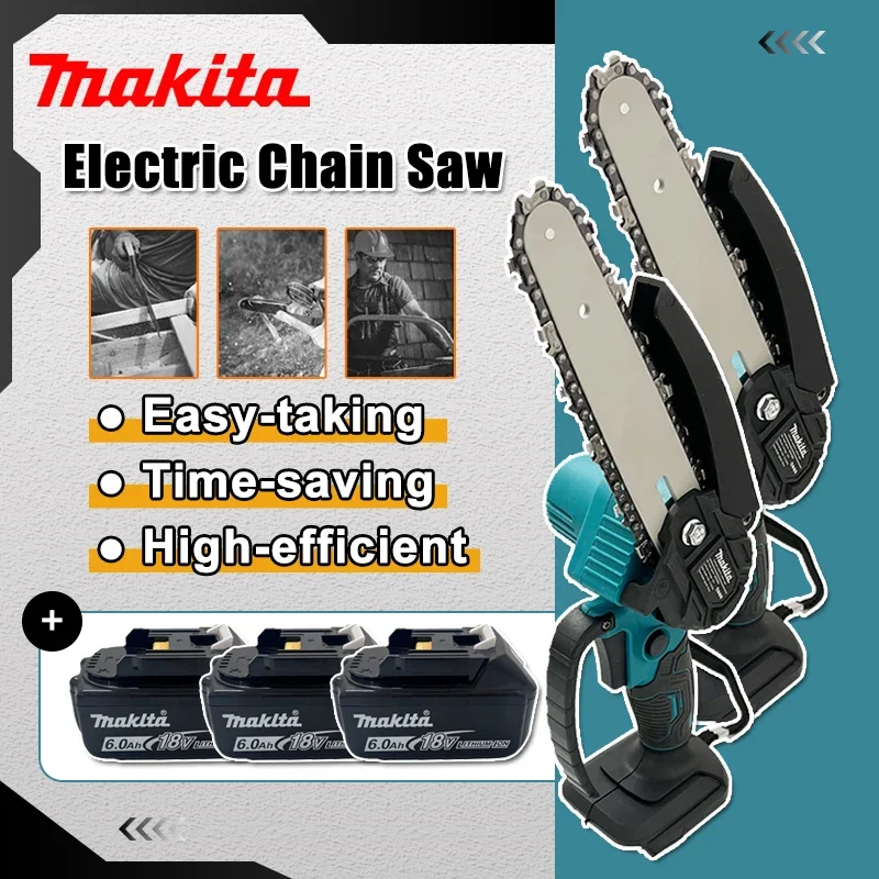 Power Tools Usa - Motosega Elettrica Makita da 6 Pollici,