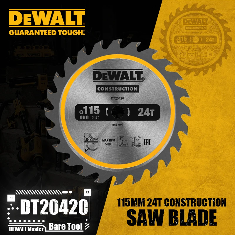Power Tools Construction - DEWALT DT20420 Costruzione Circ Lama per