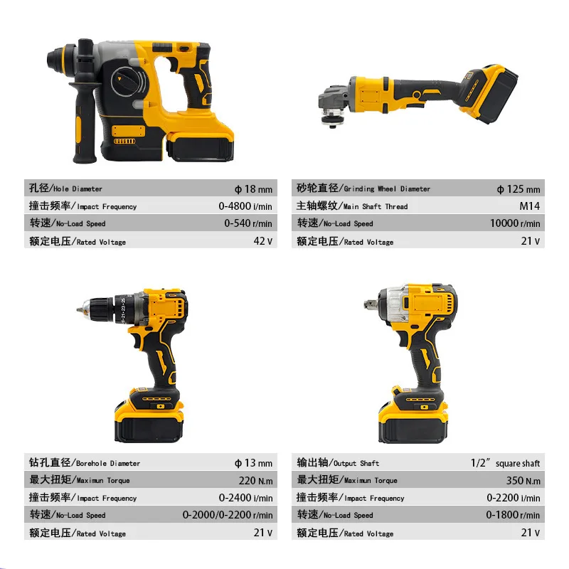 Trapano Avvitatore a Percussio - Power Tools Yellow Color recensione e prezzo