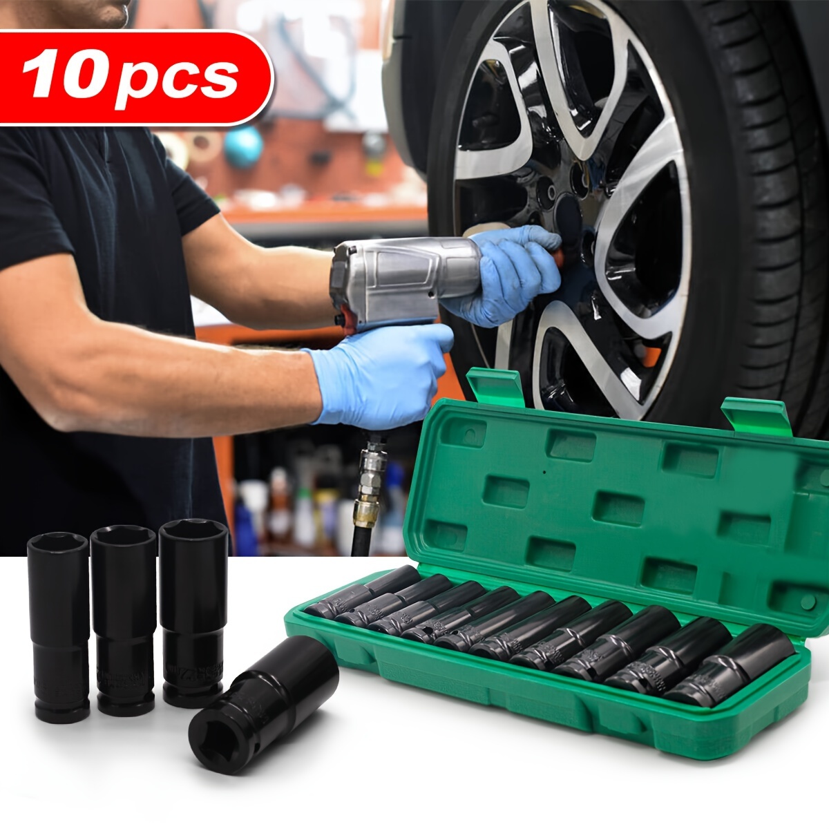 10 pz 1/2 Pollice 8-24mm Presa - Power Tools Impact Wrench recensione e prezzo